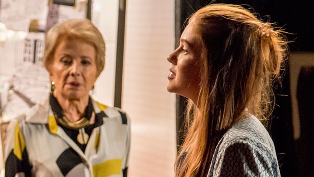 Gloria Menezes e Marina Ruy Barbosa contracenaram juntas na novela Totalmente Demais (2015) (Foto: Divulgação/TV Globo)