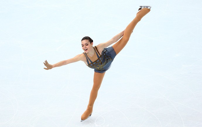 Adelina Sotnikova Patinação Sochi (Foto: Getty Images)