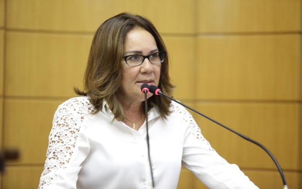 Goretti Reis na Assembleia Legislativa do Estado de Sergipe — Foto: Alese/Divulgação/Arquivo