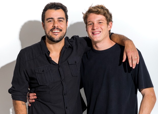 Joaquim Lopes e Pedro Novaes (Foto: Paulo Belote/TV Globo)