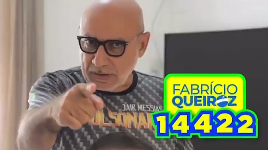 Fabrício Queiroz divulga campanha nas redes sociais