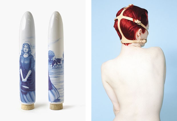 Estatuetas “Milkmaid', Studio OOOMS e “Design Behind Desire” (“Design Atrás do Desejo”), 2011, Patrice Farameh (Foto: Divulgação)