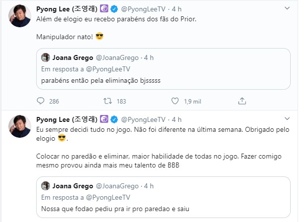 Treta! Felipe Prior surpreende e faz convite atrevido para Pyong