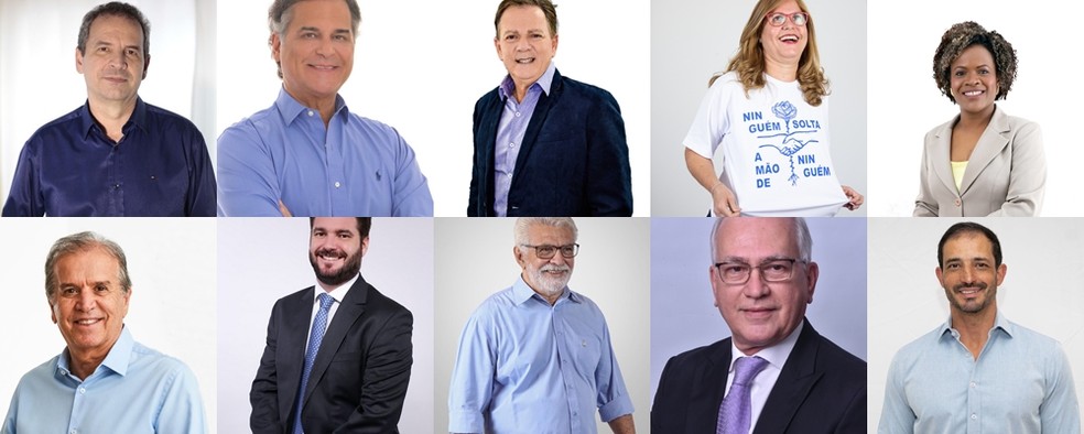 Candidatos a prefeitura de São José do Rio Preto em 2020 — Foto: Divulgação
