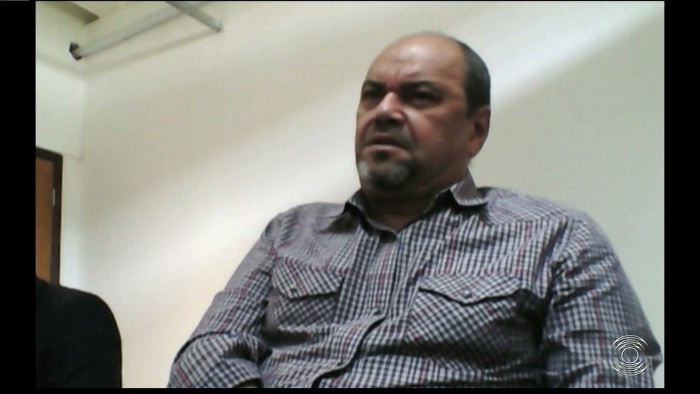 Em depoimento, Breno Morais ficou calado e nÃ£o respondeu aos questionamentos o delegado Lucas SÃ¡ (Foto: ReproduÃ§Ã£o / TV Cabo Branco)