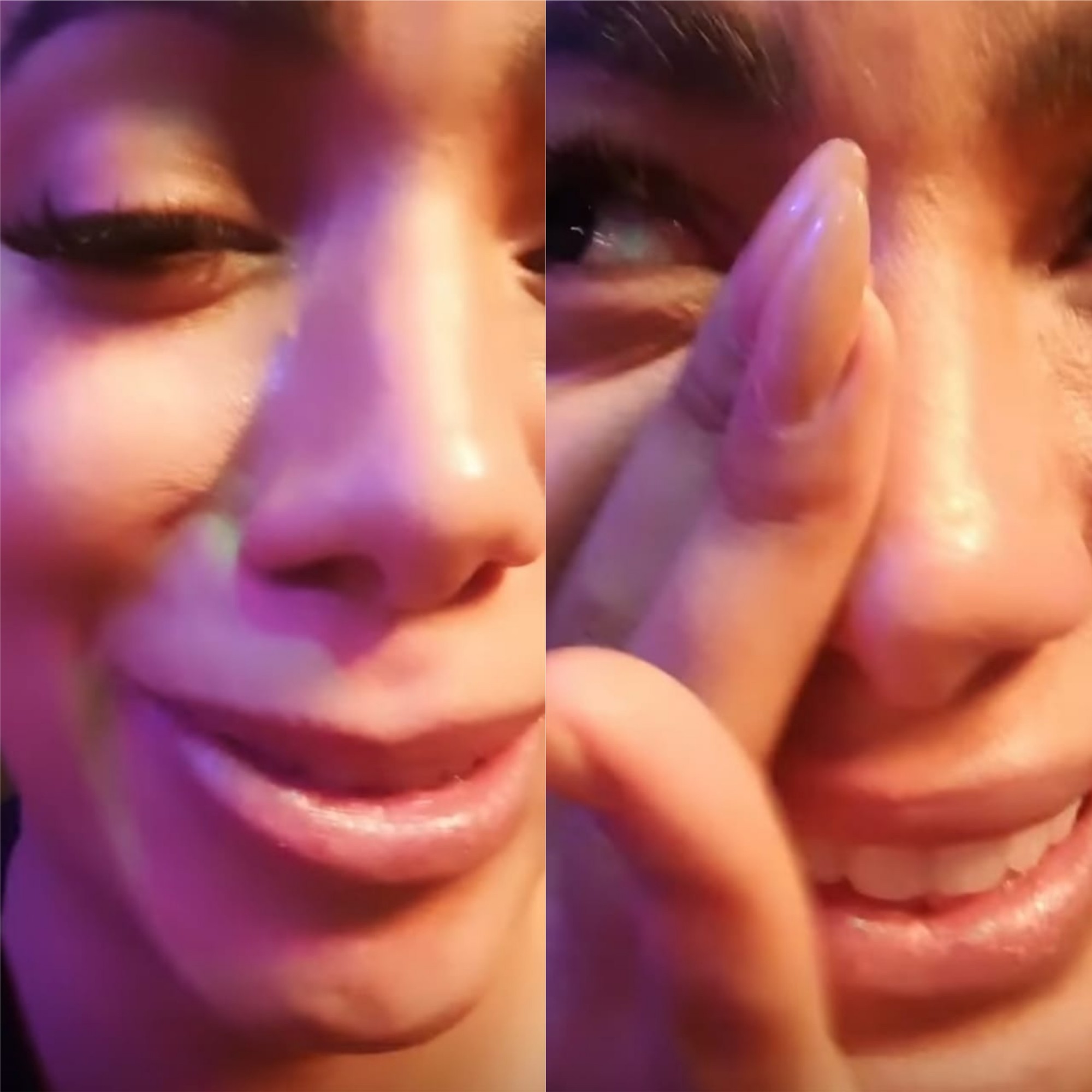 Anitta chora muito com a chegada do afilhado (Foto: Reprodução/Instagram)