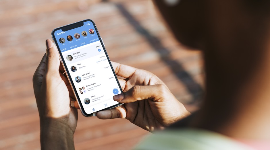 SayMe, novo aplicativo de mensagens brasileiro, quer se destacar ao oferecer mais segurança e acessibilidade aos usuários (Foto: Divulgação)