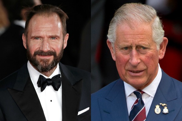 Ralph Fiennes e príncipe Charles (Foto: Getty Images)