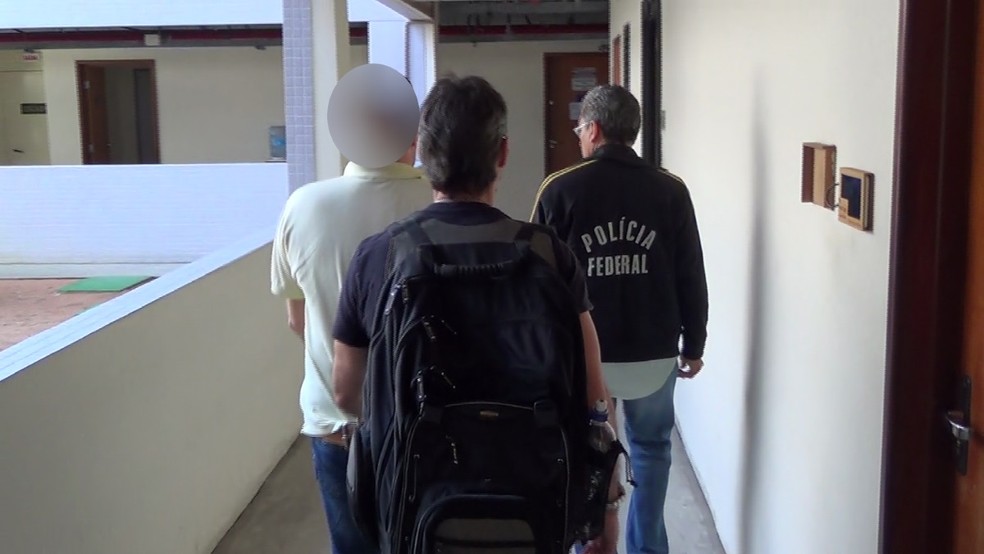 Espanhol era procurado pela Interpol e foi detido em Ponta Negra, Zona Sul de Natal (Foto: Divulgação/PF)