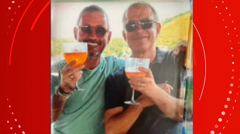 Walter Henri Maximillen Biot e o cônsul da Alemanha Uwe Herbert Hahn eram casados há 23 anos — Foto: Reprodução