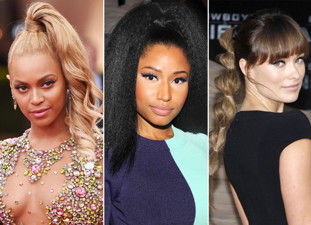 Beyoncé, Nicki Minaj e Olivia Wilde (Foto: Getty Images)