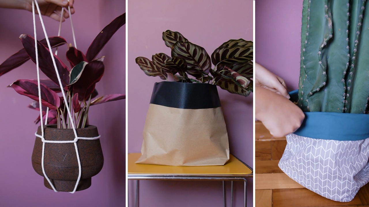 Do it yourself: 3 jeitos fáceis de dar uma vida nova aos vasos de plantas (Foto: Casa Vogue)