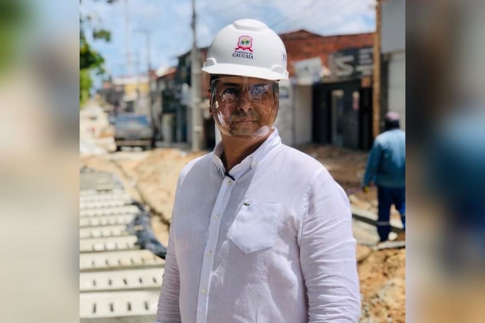 Vitor Valim testa positivo para Covid-19 em Caucaia, na Grande Fortaleza. — Foto: Redes sociais/Reprodução