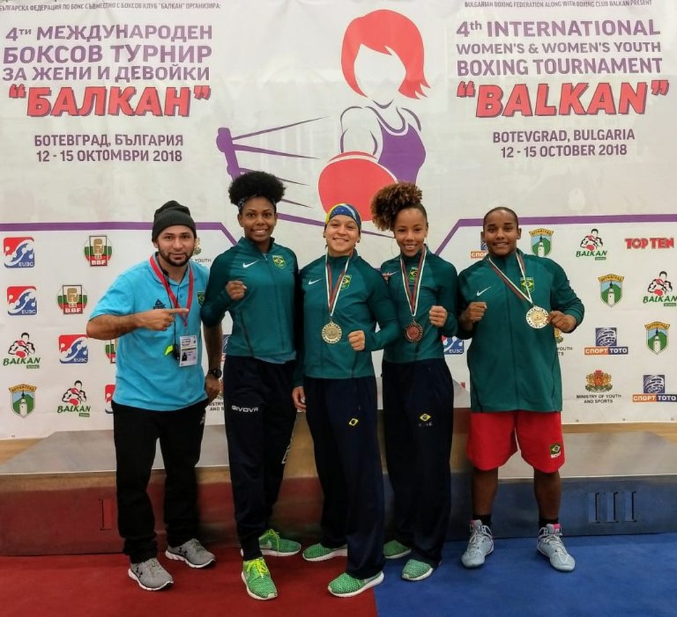 Brasil conquistou dois ouros e um bronze na competição — Foto: Divulgação/CBBoxe