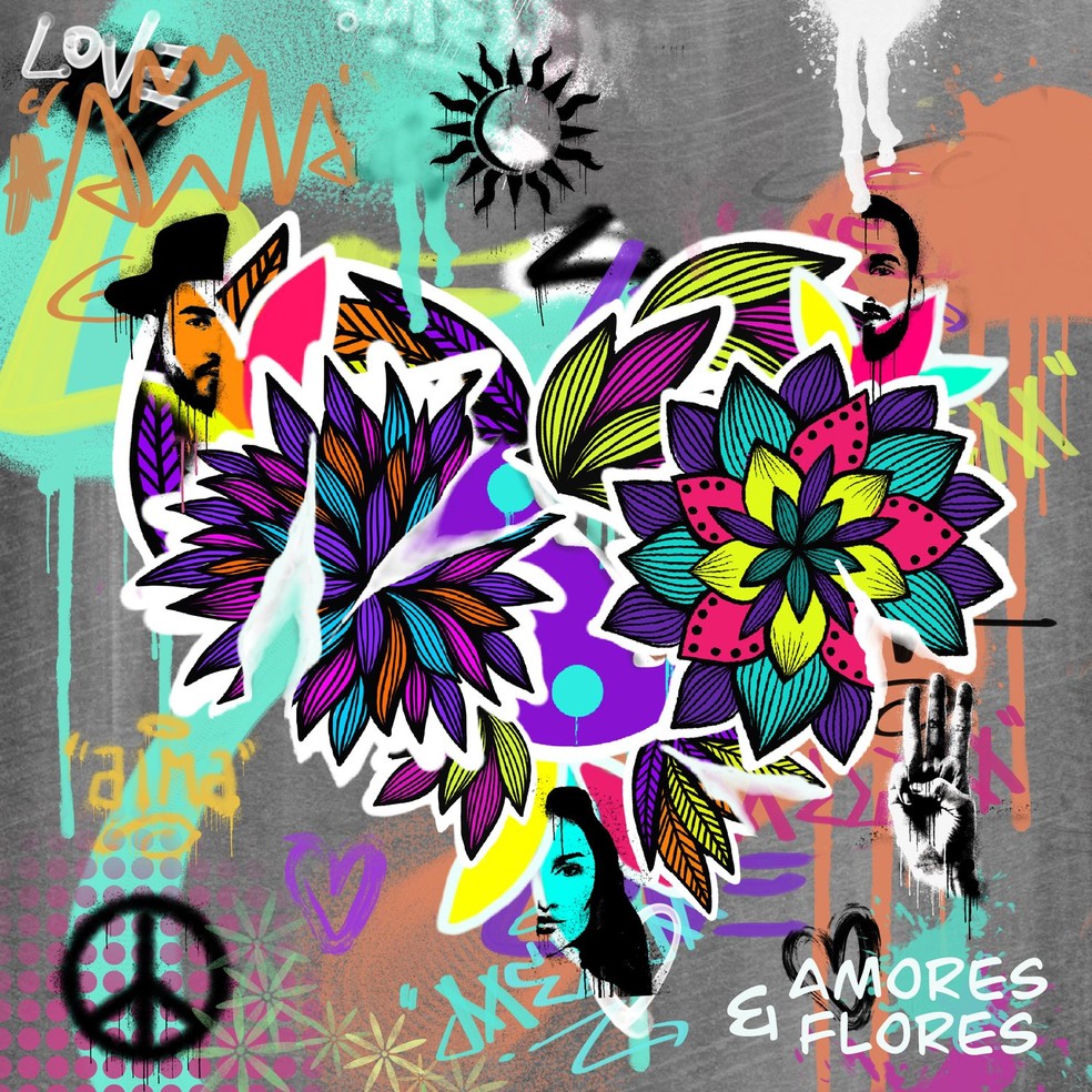 Capa do disco 'Amores e flores', do Melim — Foto: Divulgação