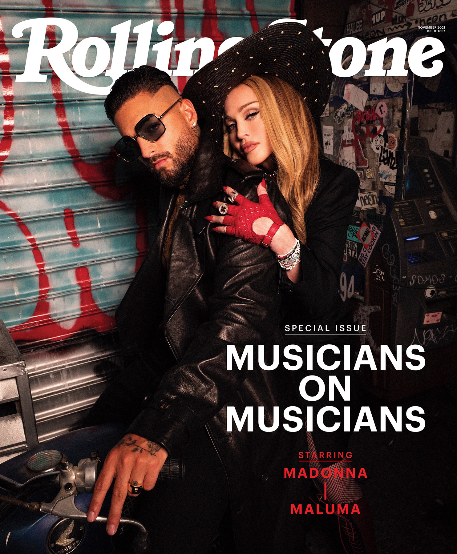 Madonna e Maluma (Foto: Ricardo Gomes/Rolling Stone)