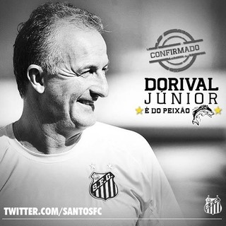 Dorival Júnior é anunciado no Santos (Foto: reprodução / Twitter)