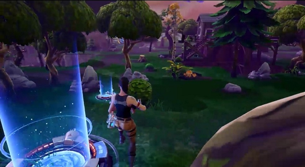 O teletransporte modifica a noção de espaço-tempo do jogo, dando uma nova dinâmica ao gameplay. (Foto: Divulgação/Epic Games)