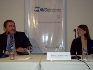 André Longo e Andrea Lozer comentaram os dados da ANS (Foto: Lilian Quaino/G1)