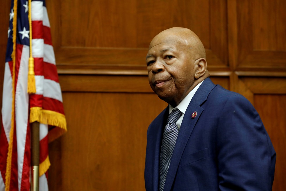 Democrata Elijah Cummings é um forte crítico do governo republicano — Foto: Yuri Gripas/Reuters