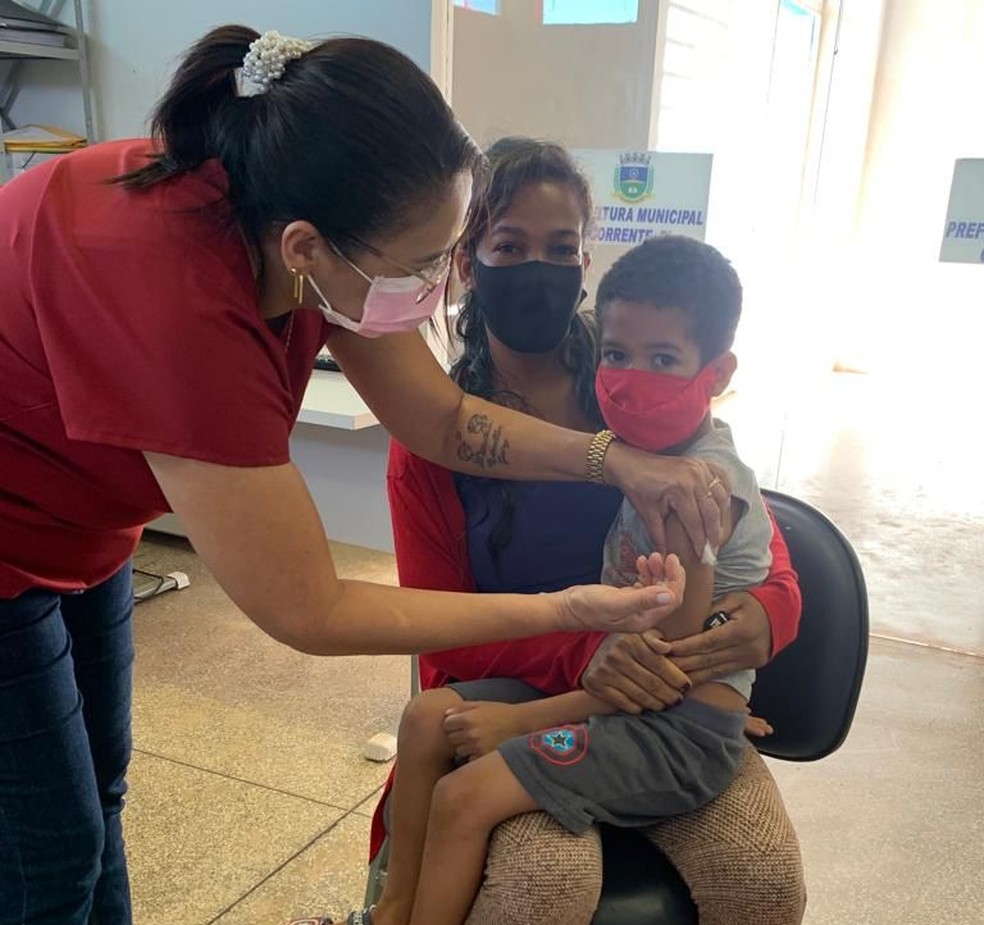 Vacinação de crianças já acontece no Piauí desde terça (18) — Foto: Sesapi