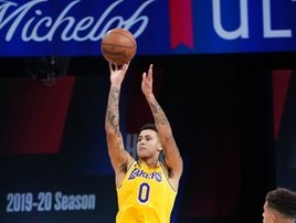 Kuzma brilha, e Lakers quebram sequência de três derrotas na NBA (Jesse D. Garrabrant/Getty Images)