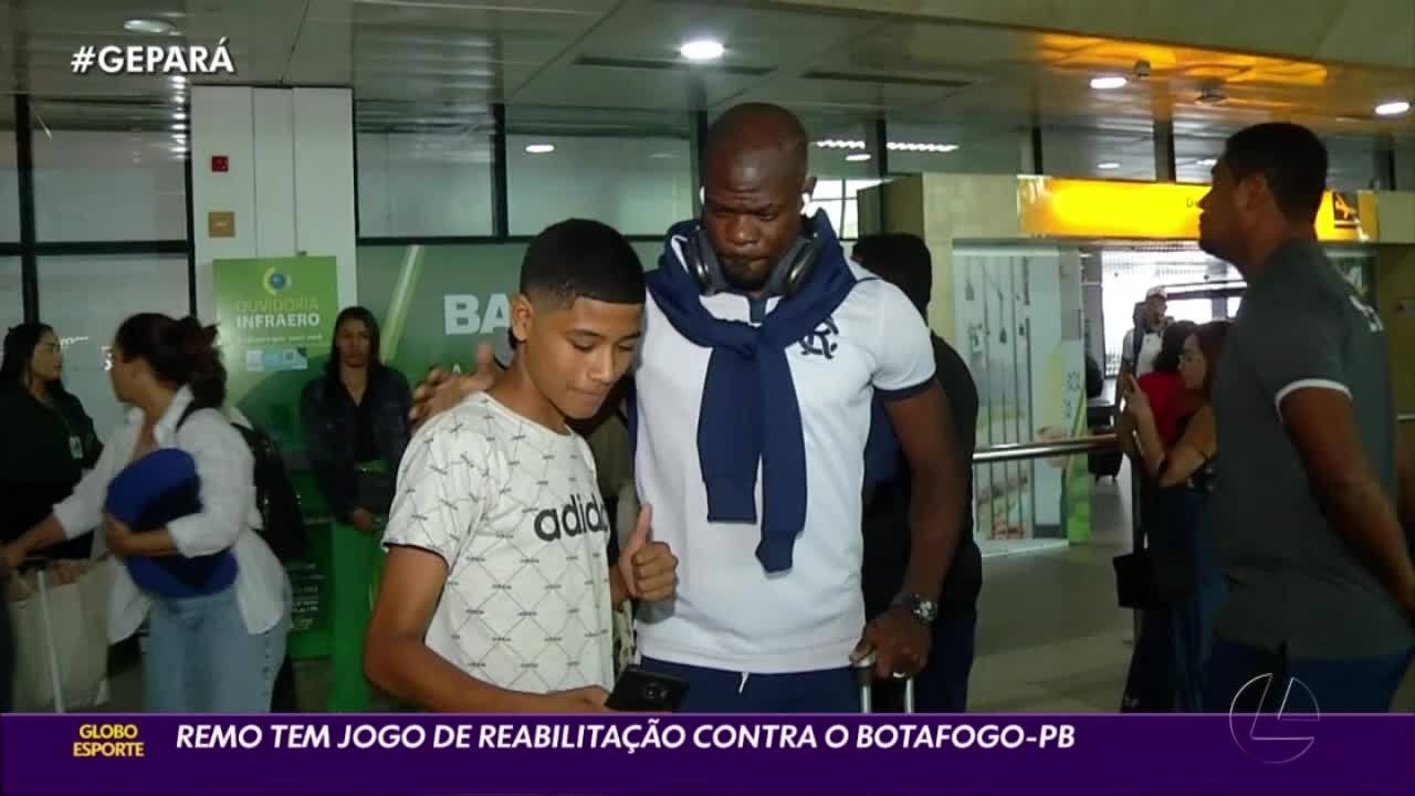 Torcedores recebem jogadores do Remo; time tem jogo de reabilitação contra Botafogo-PB