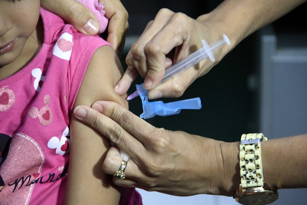 No Acre, a meta é vacinar 95% de 63.573 crianças de 1 ano a menores de cinco anos contra o sarampo (Foto: Altemar Alcantara/Semcom)