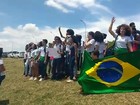 Alunos do Instituto Federal de Goiás protestam contra PEC na Esplanada