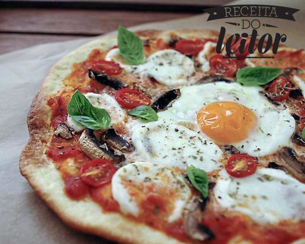 Pizza caseira com ovo (Foto: Blog bomdiaframbuesa.cl)