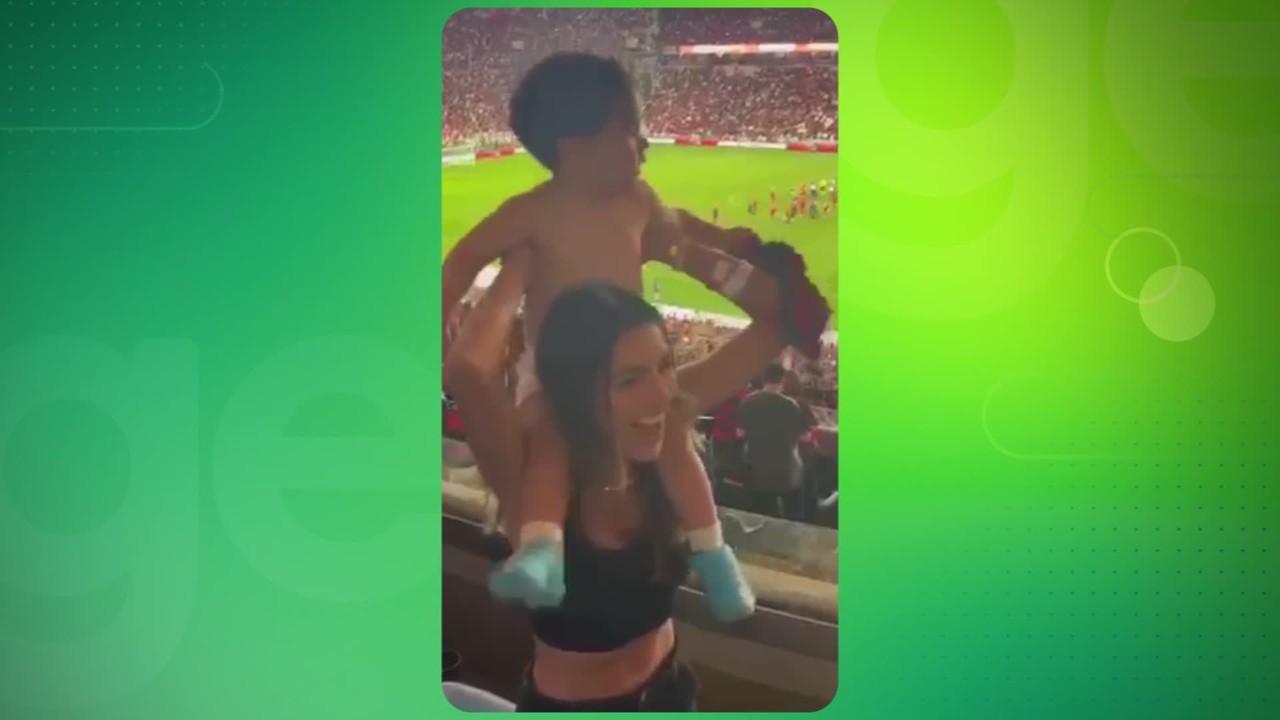 Filhos de Everton Ribeiro s&atilde;o fan&aacute;ticos pelo Flamengo