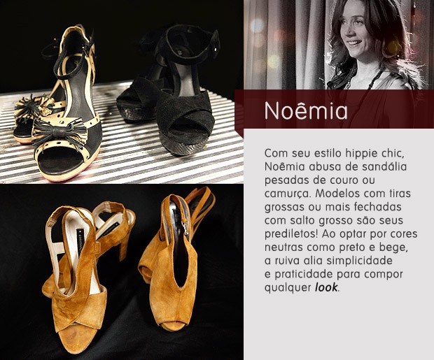 Noêmia sapatos (Foto: Avenida Brasil / TV Globo)