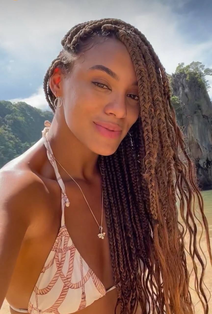 Raissa Santana pousou na Tailândia nesta segunda (25) (Foto: Reprodução / Instagram)