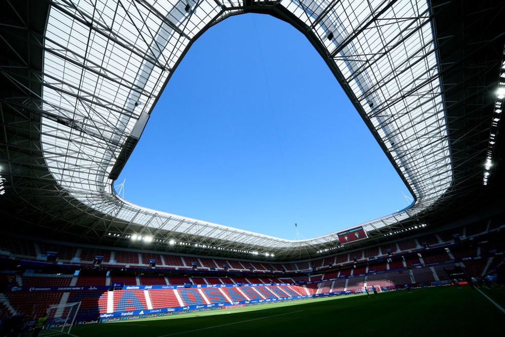 El Sadar, escolhido por votação popular no site Stadium Database como o melhor do mundo em 2021 — Foto: Getty Images