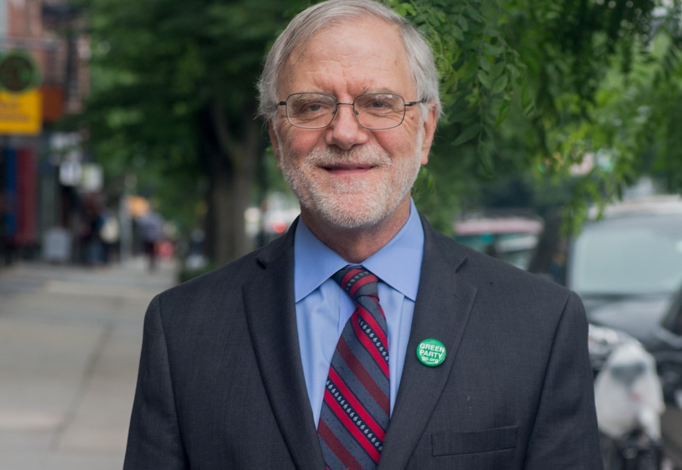 O candidato Howie Hawkins, do Partido Verde — Foto: Divulgação