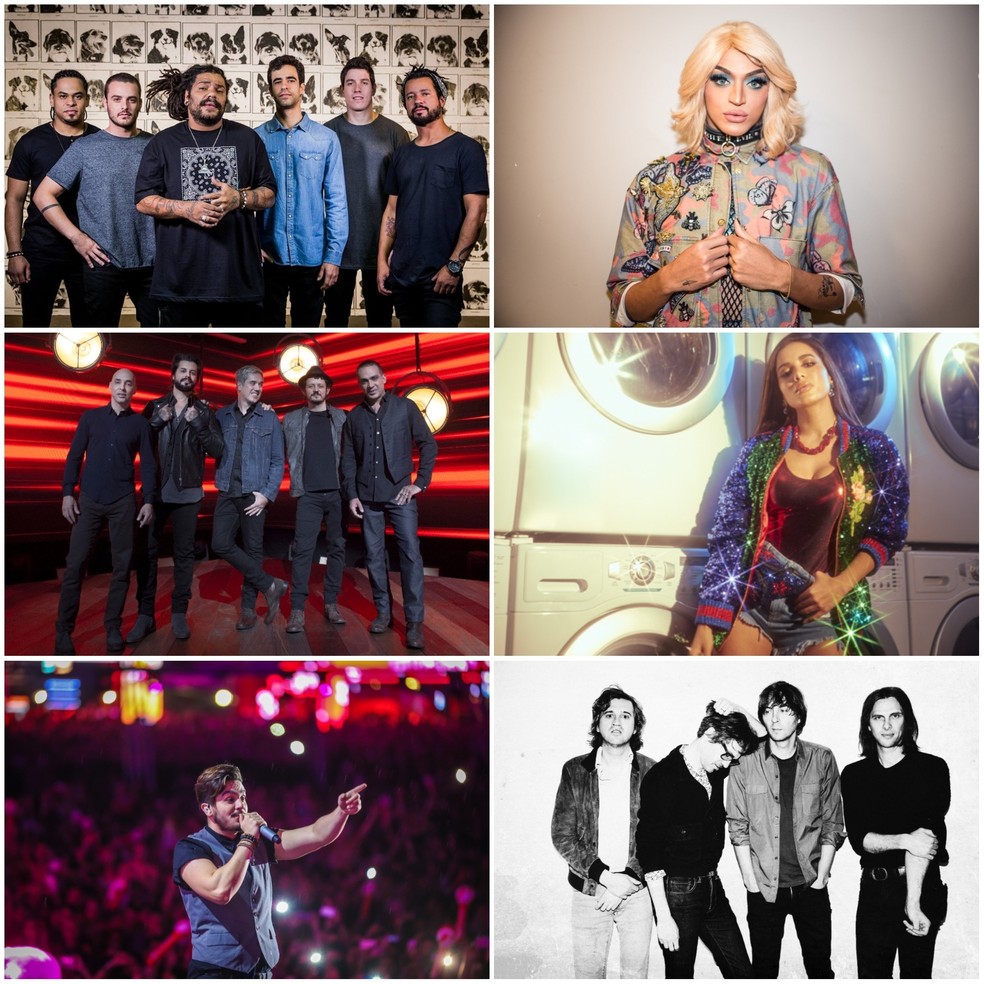 O sábado no Palco Planeta: Onze:20, Pabllo Vittar, Jota Quest, Anitta, Luan Santana e Phoenix (Foto: Divulgação)
