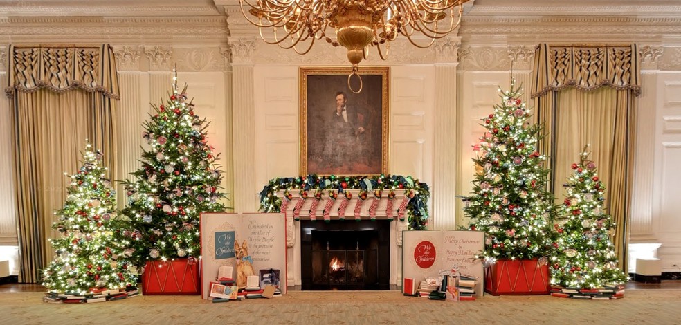 Decoração de Natal da Casa Branca tem 77 árvores e 83 mil luzes; veja os  detalhes luxuosos | Decoração | Casa Vogue