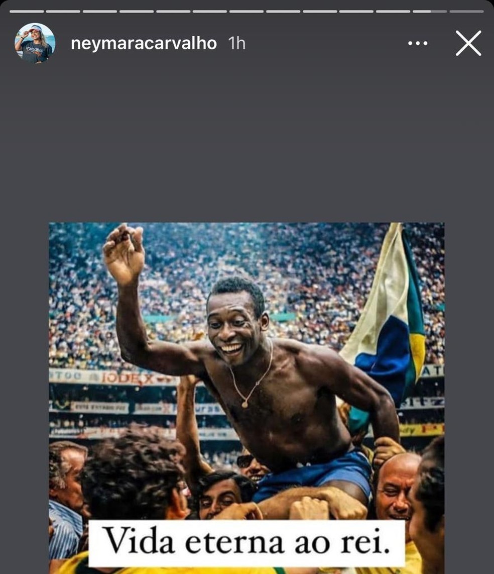 Publicação de Neymara Carvalho — Foto: Reprodução/Instagram