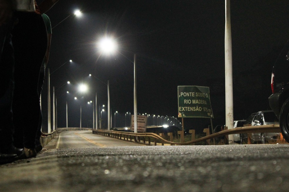 Ponte sobre o rio Madeira — Foto: Armando Junior/Rede Amazônica