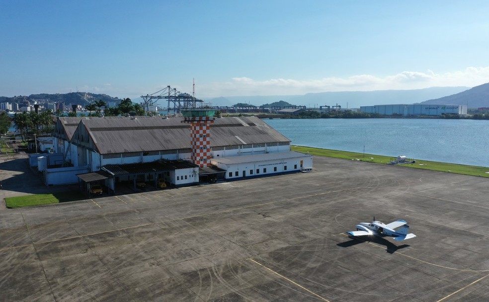 Aeroporto de Guarujá será instalado na Base Aérea de Santos — Foto: Divulgação/Prefeitura de Guarujá
