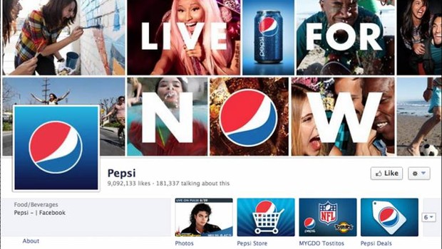 Facebook: Pepsi (Foto: reprodução / internet)