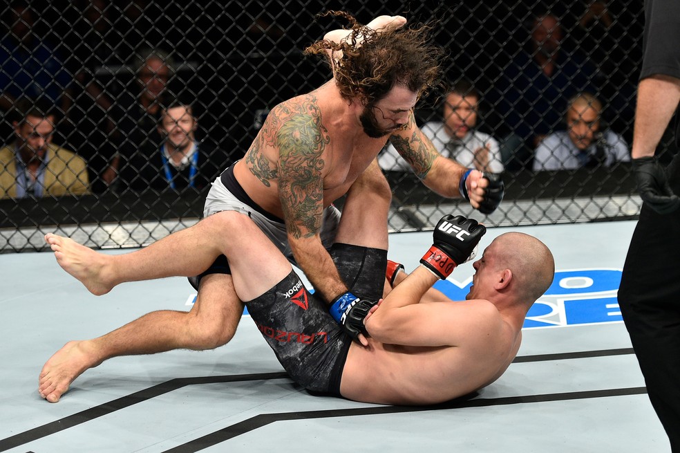 Clay Guida nocauteou Joe Lauzon com pouco mais de um minuto de luta em Norfolk (Foto: Getty Images)