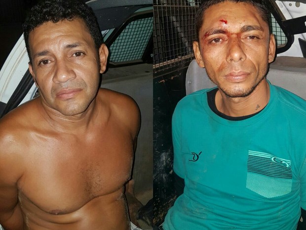 Lázaro Quincas Saldanha e Tony Carvalho Nery foram detidos na noite deste domingo (30) (Foto: Divulgação/Dicap)