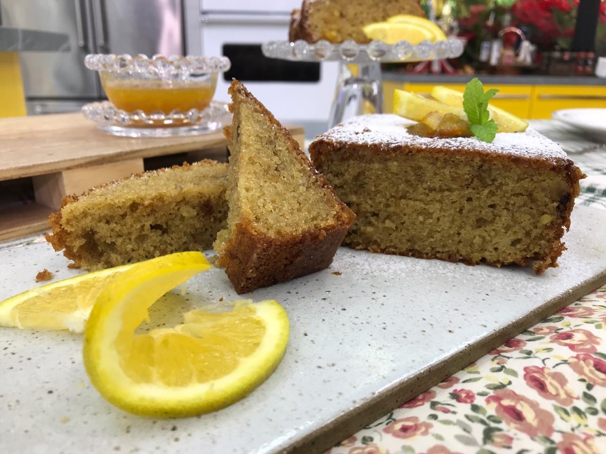 Bolo De Geleia De Laranja