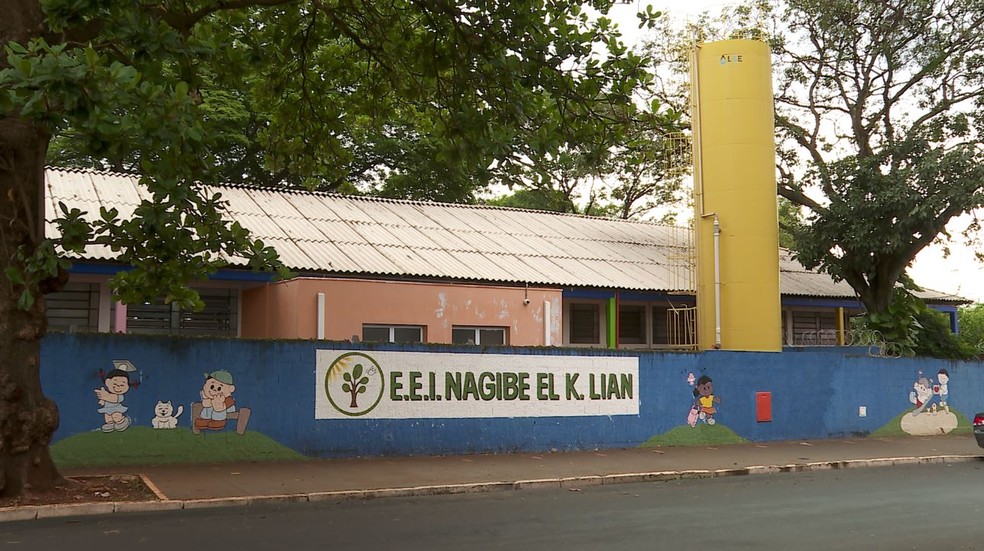A escola infantil Nagibe El Khouri Lian fica no bairro Ipiranga, zona Norte de Ribeirão Preto, SP — Foto: Luciano Tolentino/EPTV