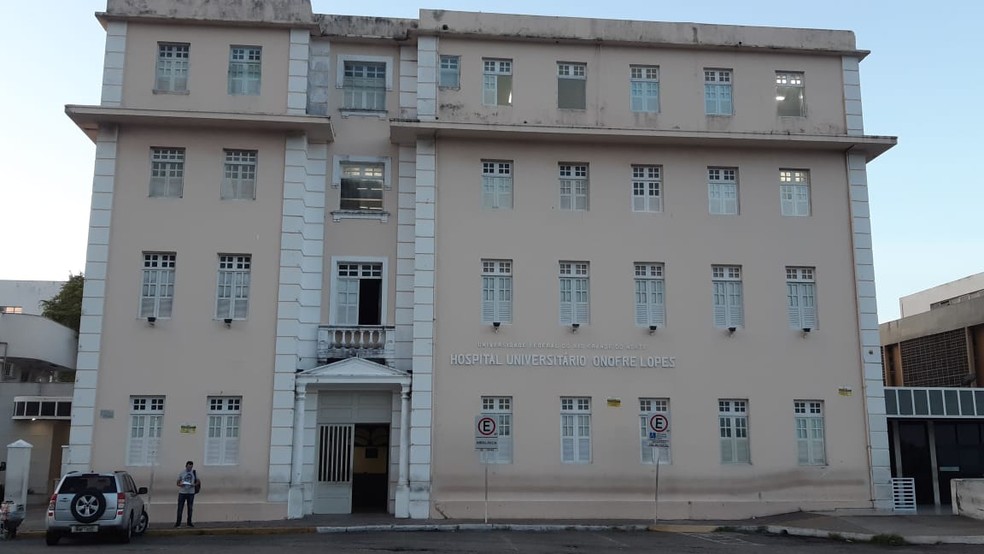 Hospital Universitário Onofre Lopes (HUOL) UFRN Natal RN — Foto: Sérgio Henrique Santos/Inter TV Cabugi