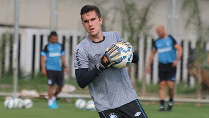 Marcelo Grohe volta a treinar antes do prazo e se credencia a jogar no Rio
