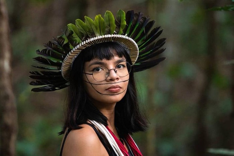 Txai Suruí fundou o Movimento da Juventude Indígena de Rondônia — Foto: Divulgação