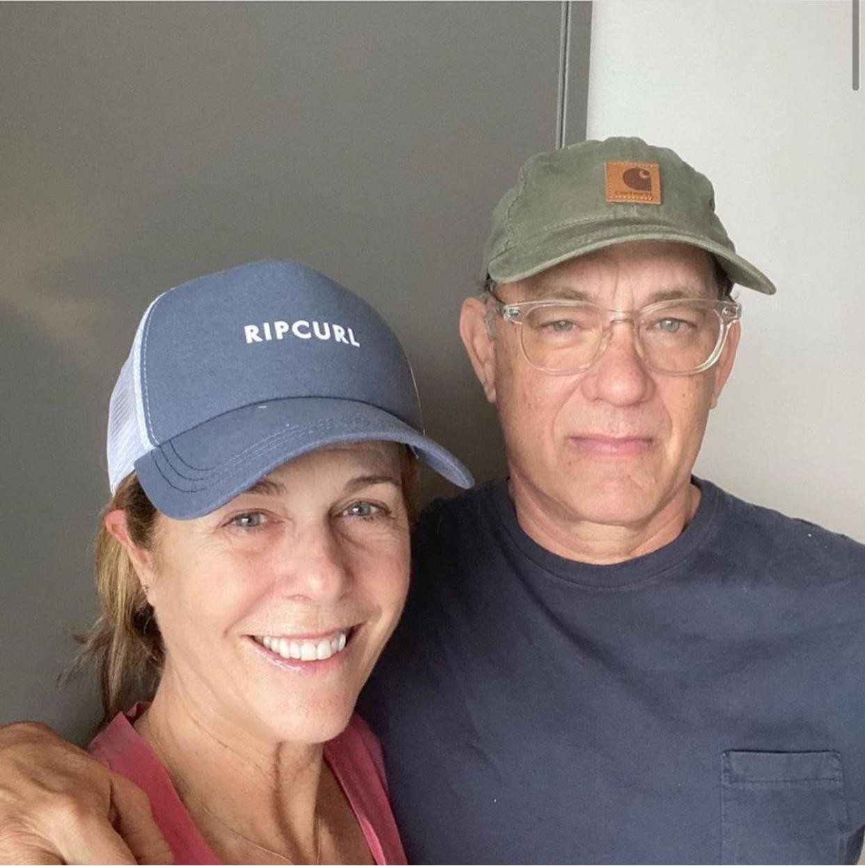 Rita Wilson e Tom Hanks (Foto: Reprodução/Instagram)