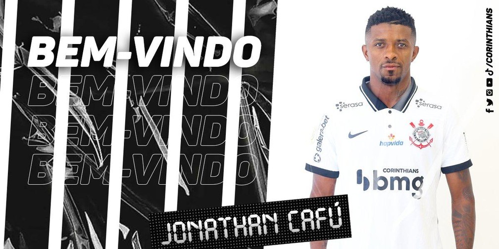 Corinthians oficializa contratação do atacante Jonathan Cafu; veja detalhes